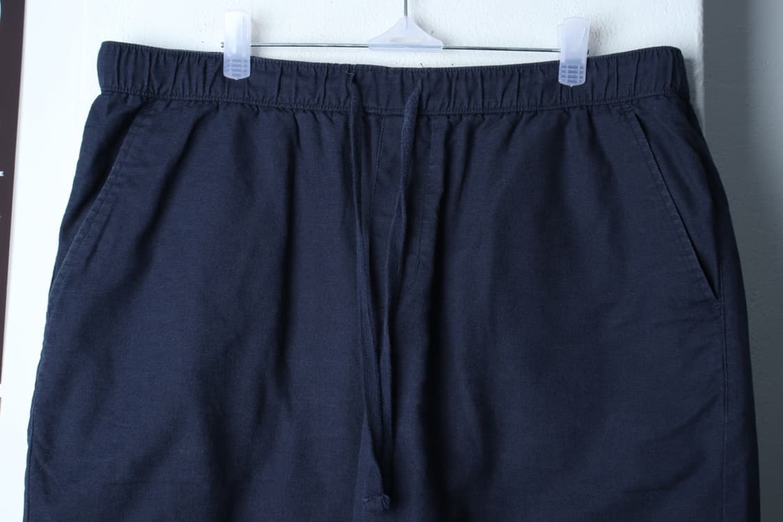 (XL) 게스 반바지 팬츠 밴딩 네이비 린넨 마-P9930 상품이미지3
