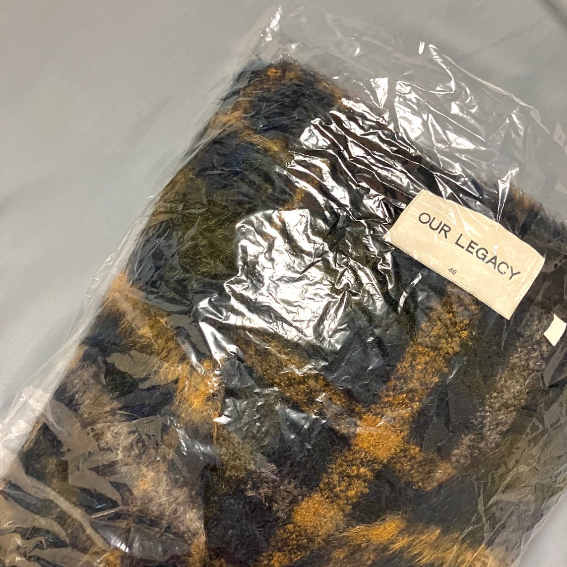 (48) 아워레가시 17FW 체크 모헤어 가디건 상품이미지2