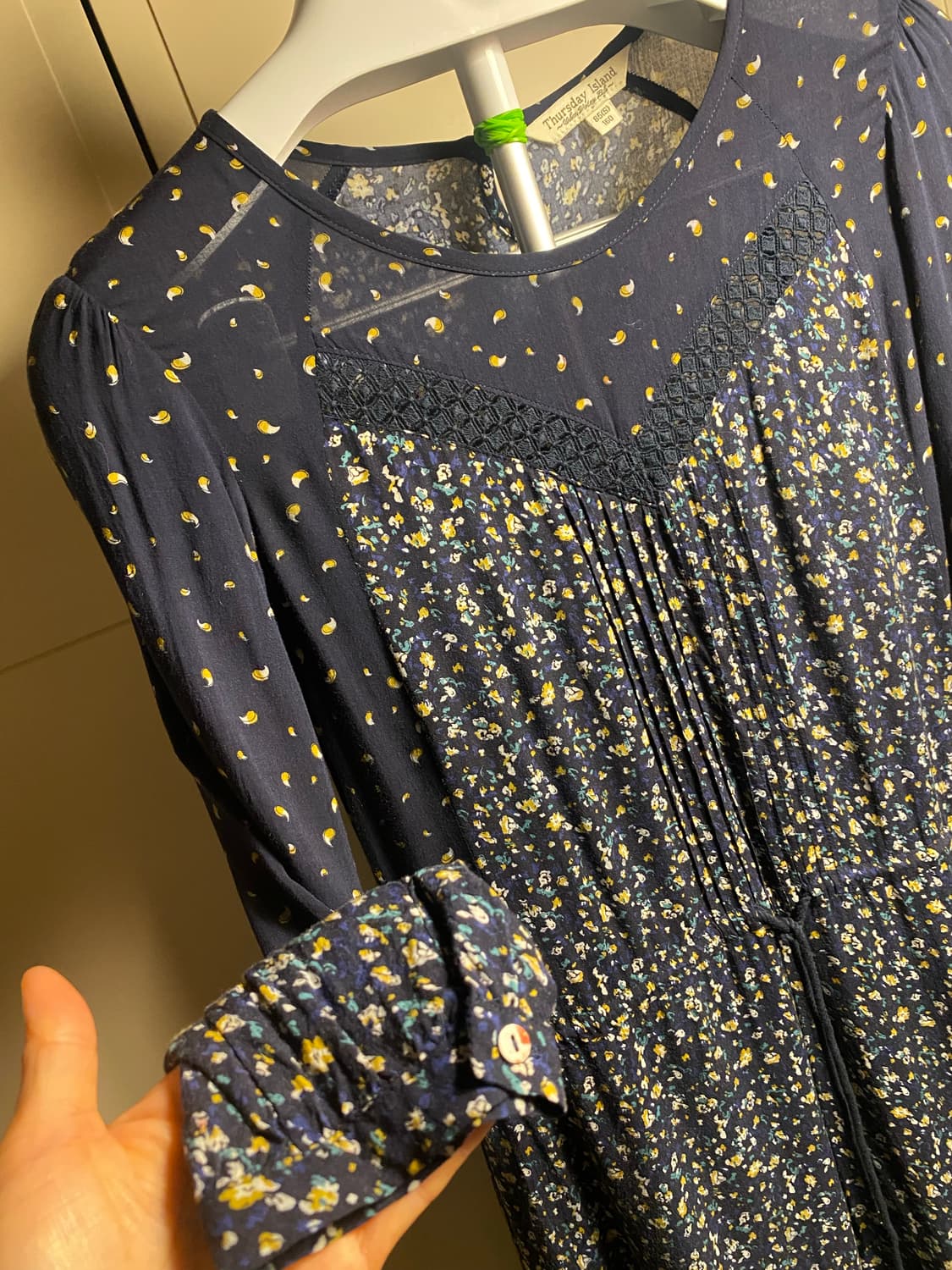 써스데이아일랜드 플라워 롱 원피스 S 상품이미지4