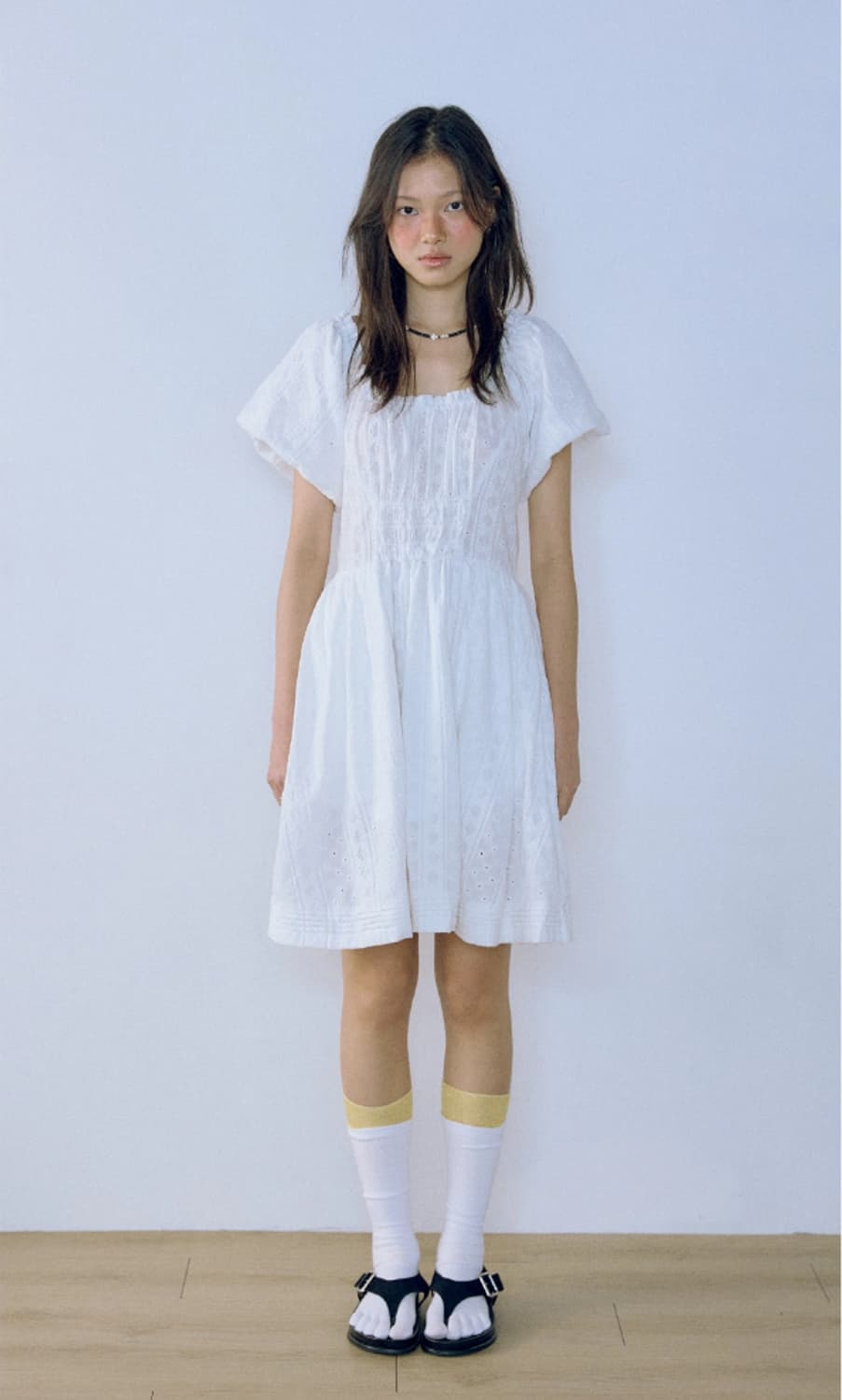 호쿠스포쿠스 Cherry Puff Dress 체리 퍼프 드레스 원피스 상품이미지1