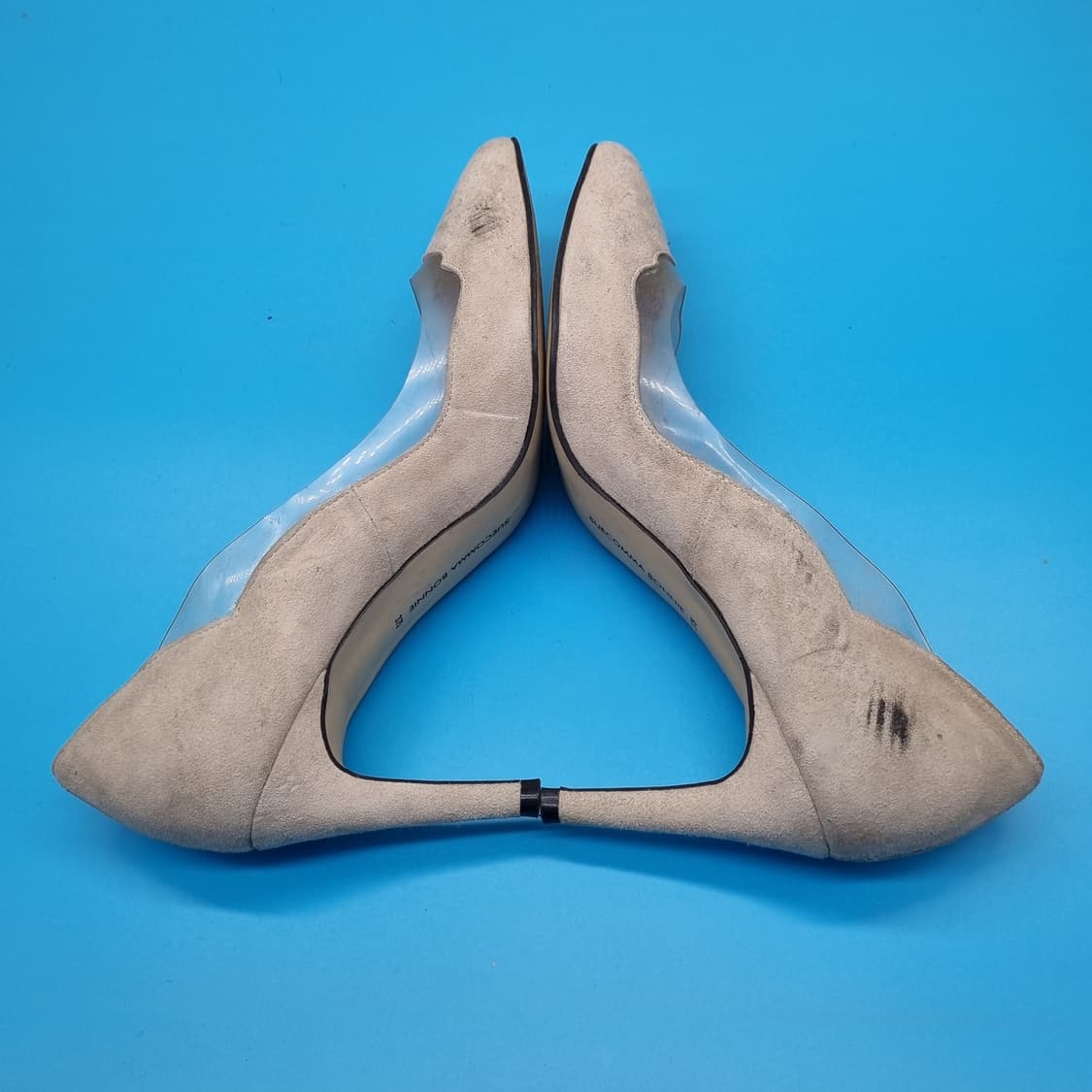 슈콤마보니 스웨이드 여성하이힐240 굽8 상품이미지5