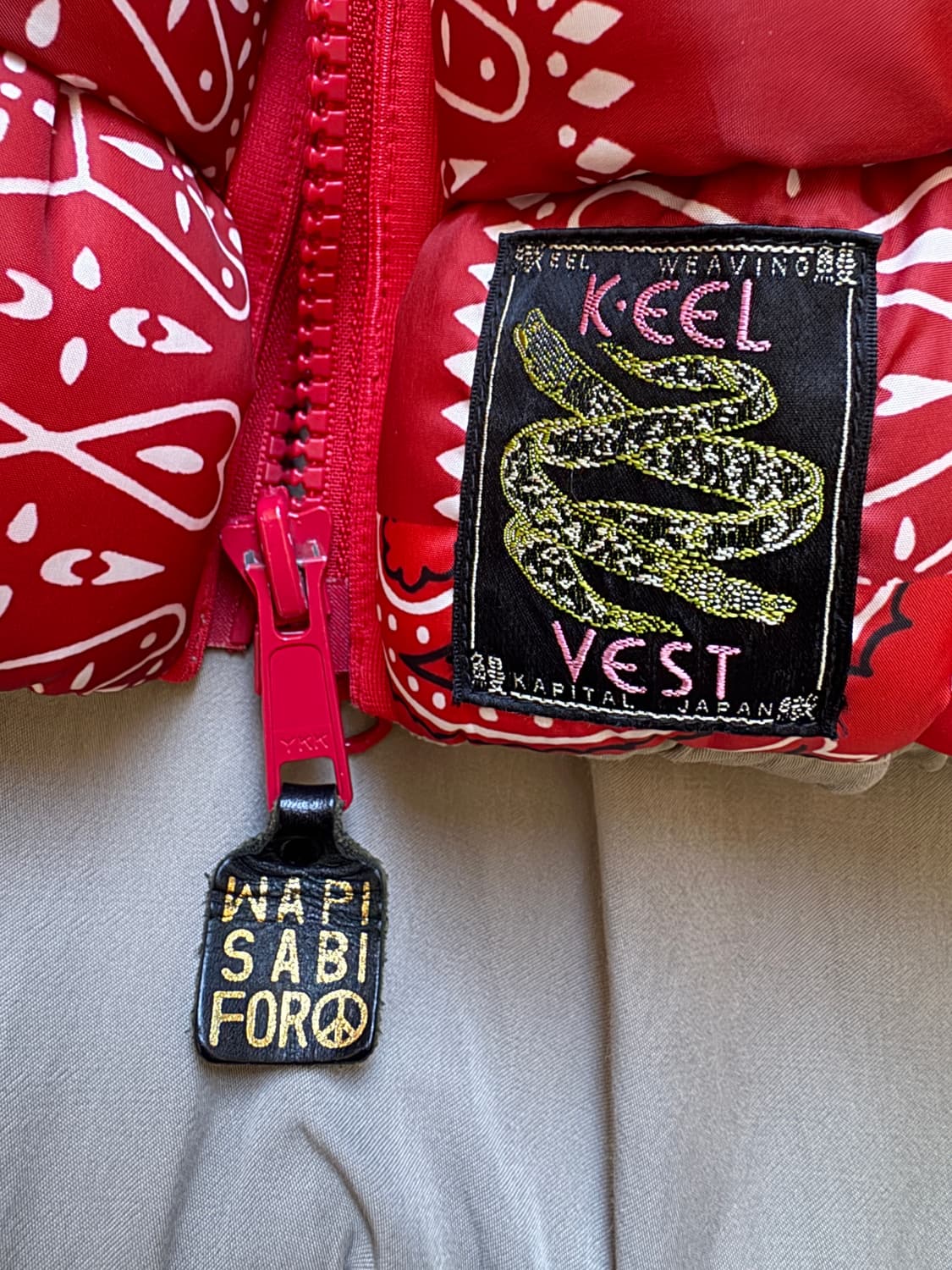 [ M ] 캐피탈 반다나 위빙 패딩 베스트 상품이미지6