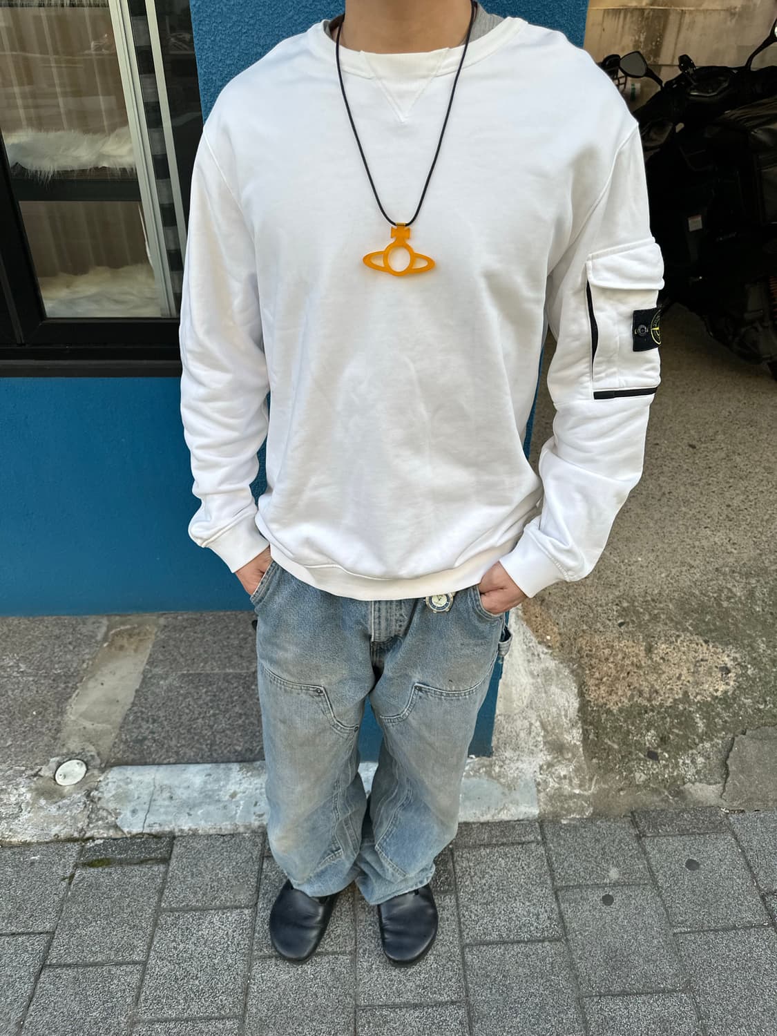 스톤아일랜드 포켓 맨투맨 XL (105-110추천) 장품 상품이미지3