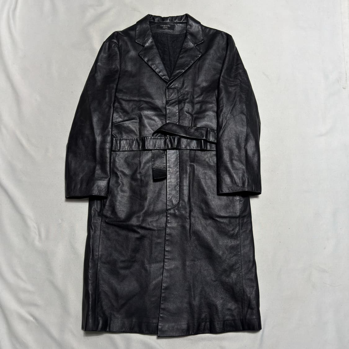 100 코모도 양가죽 롱 코트 상품이미지2