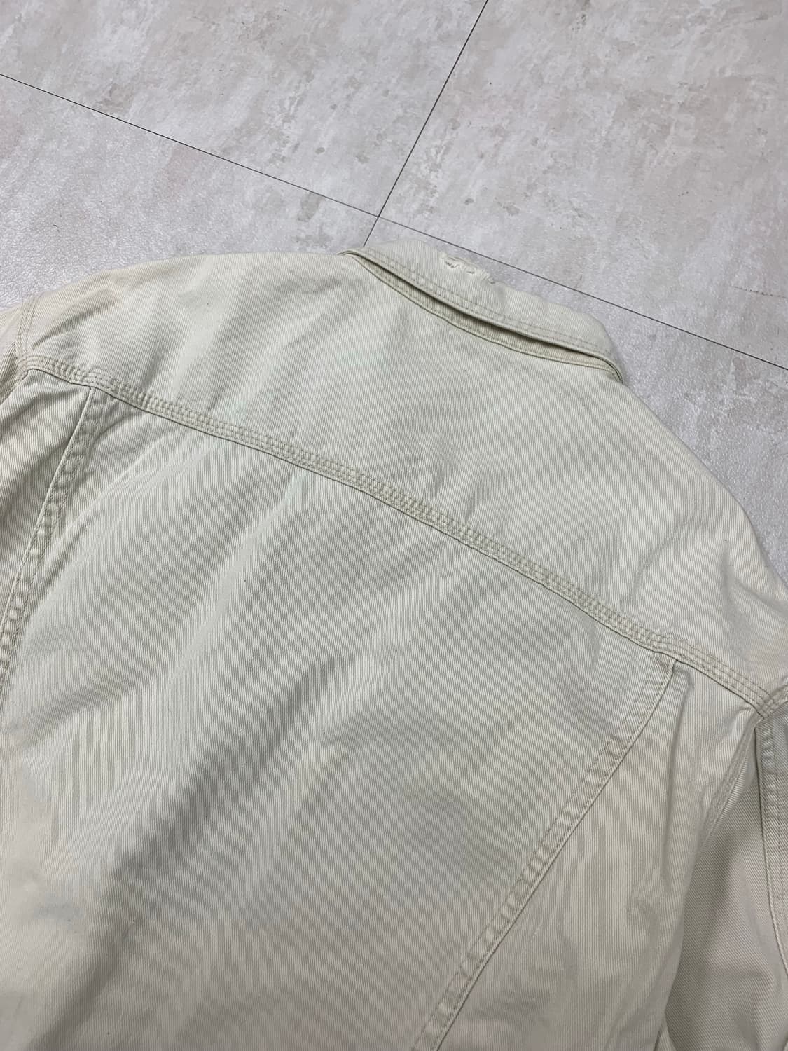 크림색 면자켓 #213 상품이미지7