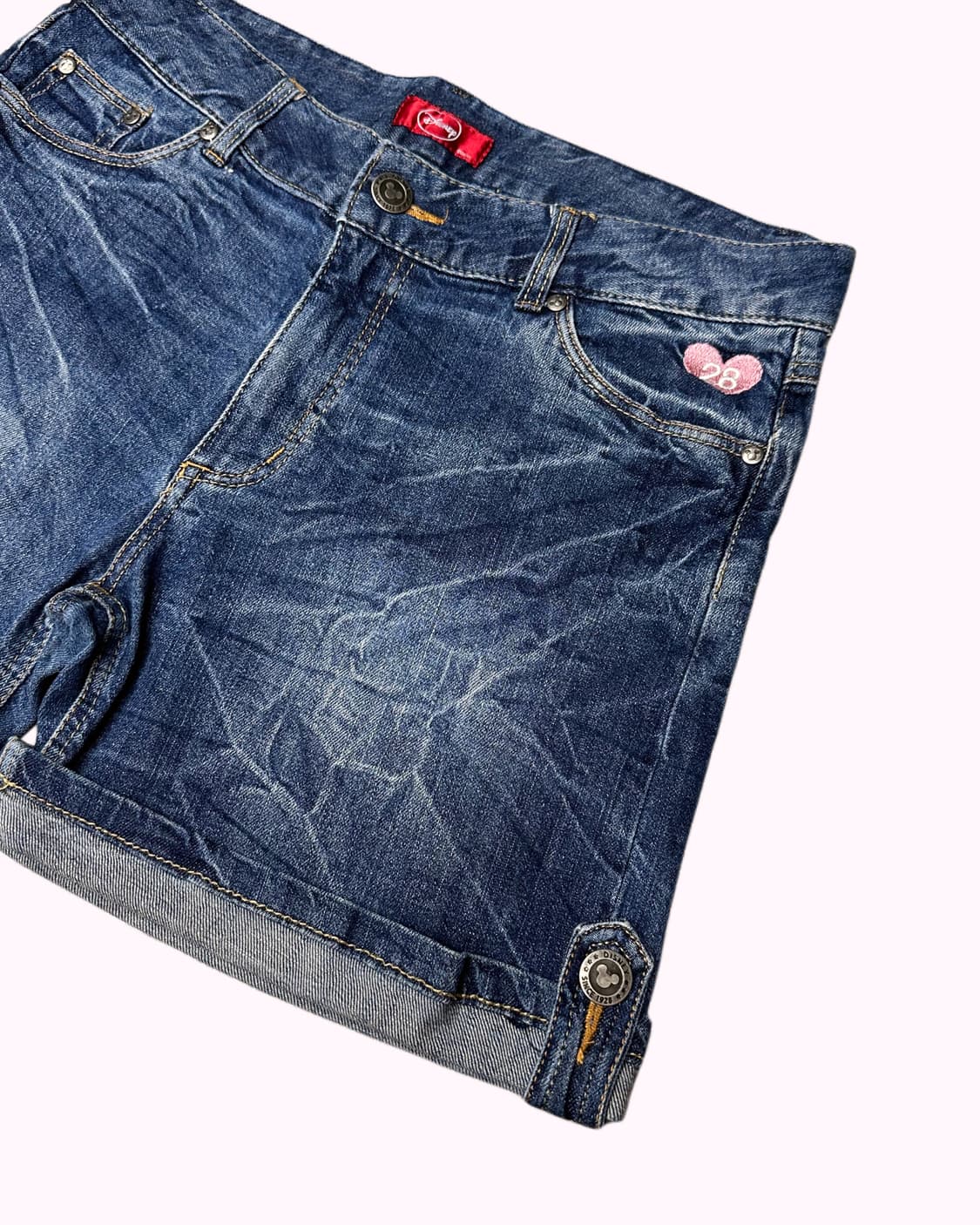 minnie cubic denim shorts 상품이미지4