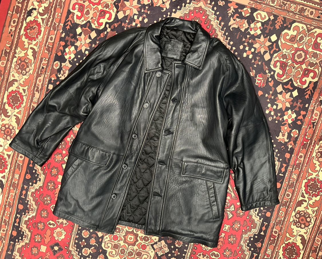 ( XL-2XL ) 가죽카코트 가죽코트 레더코트 가죽롱코트 가죽자켓 상품이미지6