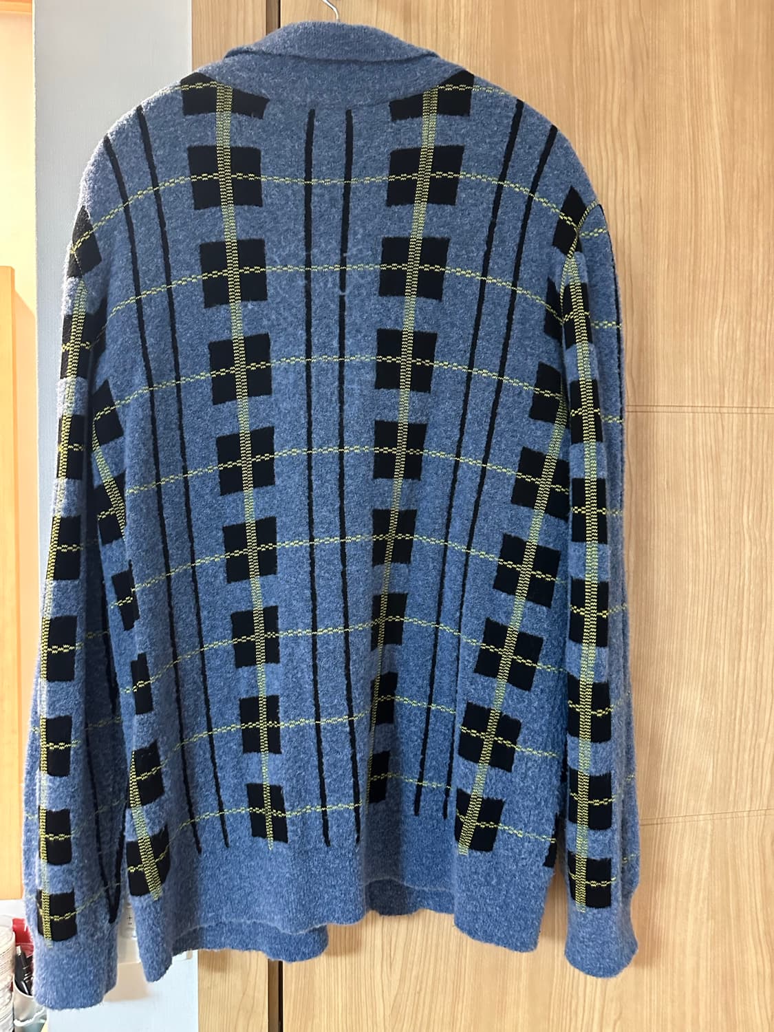 몰리고다드 타탄 집업 가디건 L 사이즈 상품이미지2