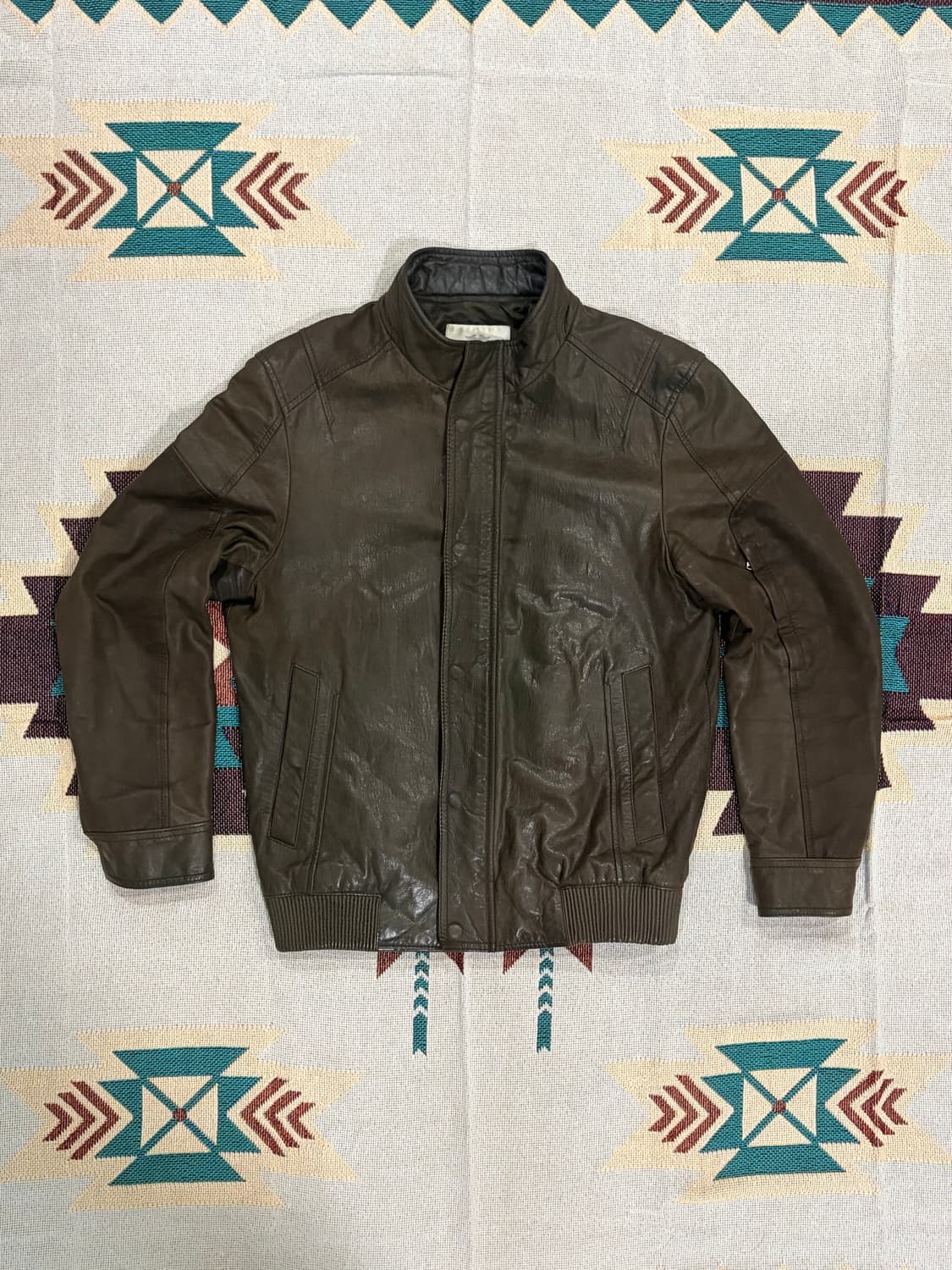 Comodo square 염소가죽 바이커 라이더 자켓 상품이미지1