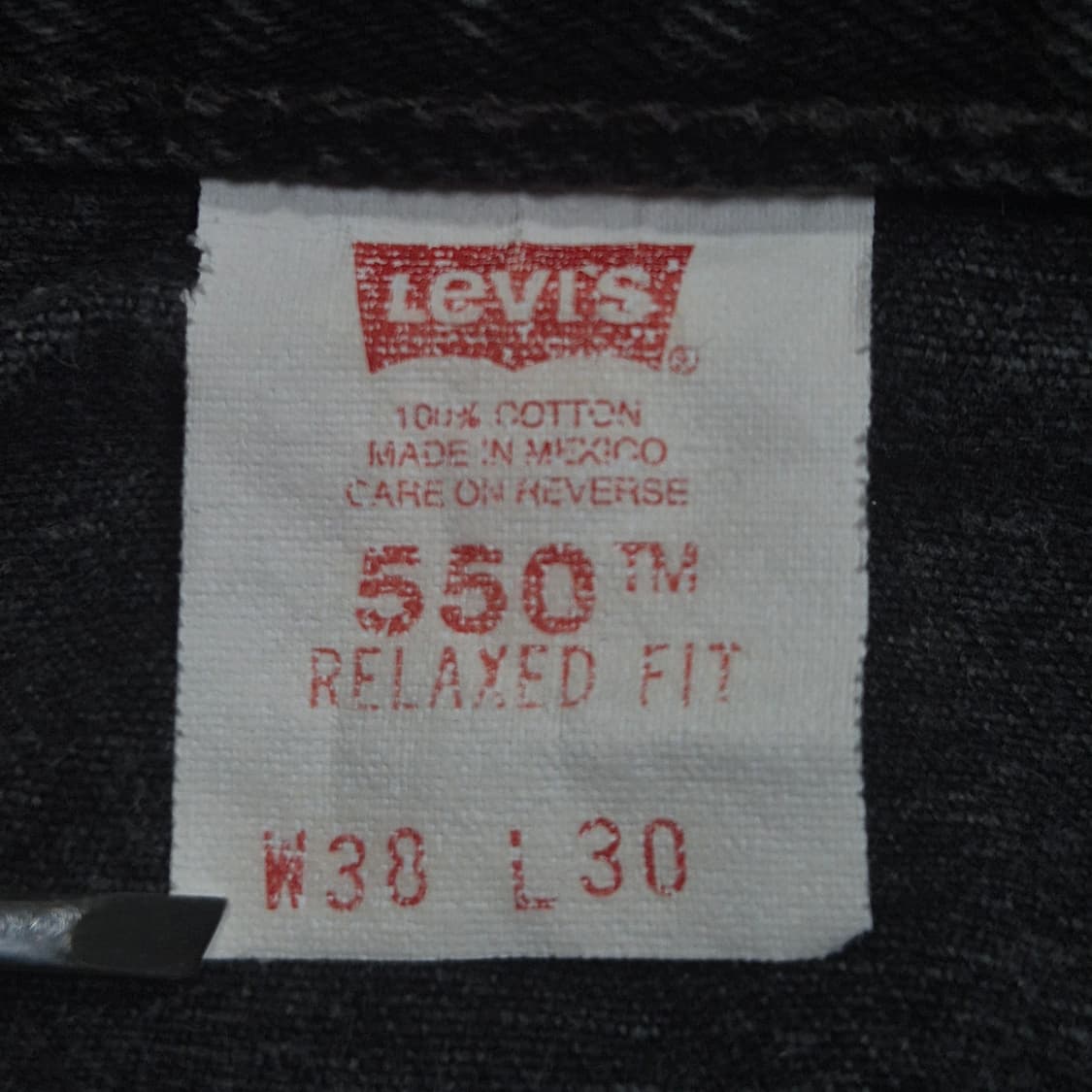 [38]90s US made 리바이스550 블랙- A196 상품이미지8