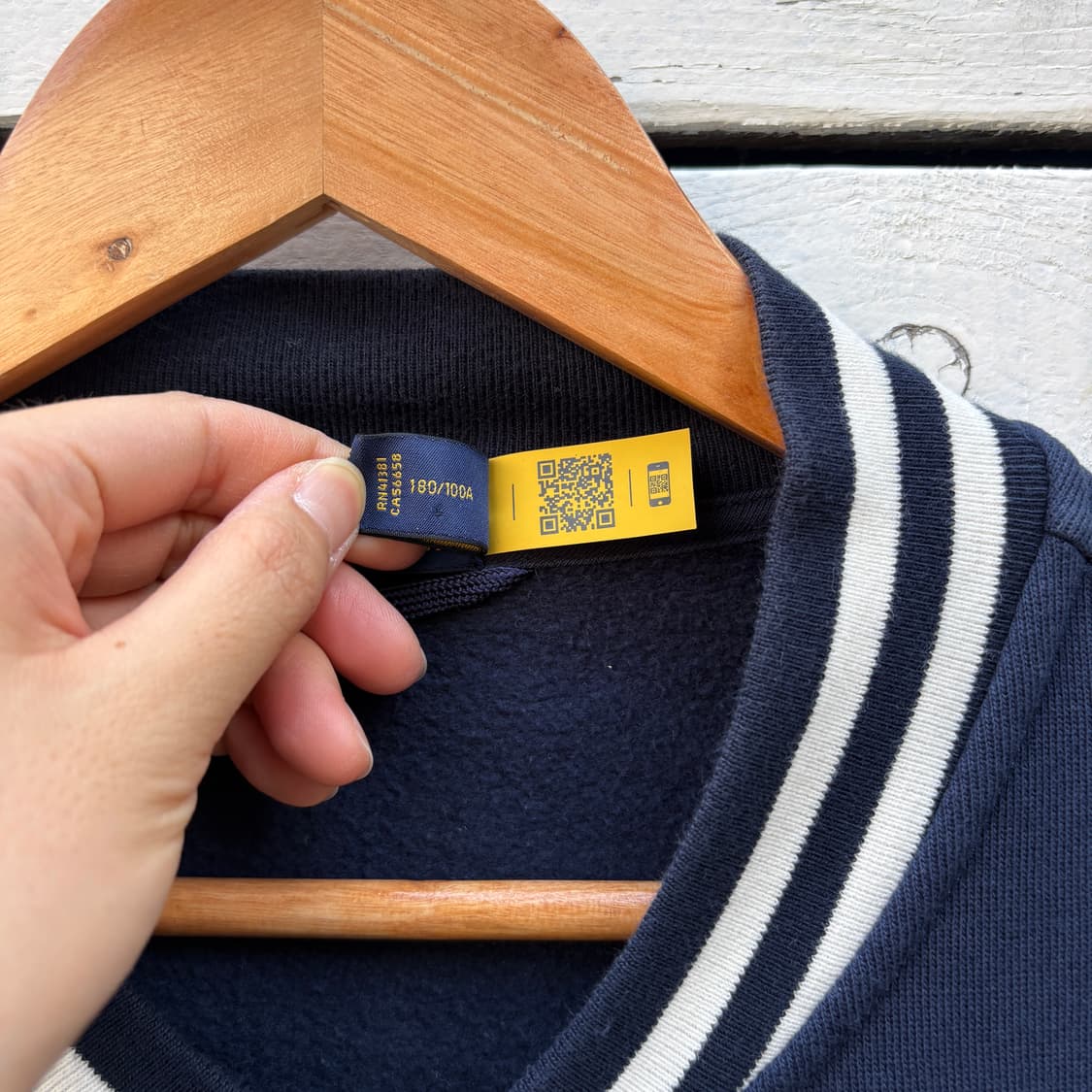 Polo 폴로 코튼 스타디움 바시티 자켓 상품이미지3