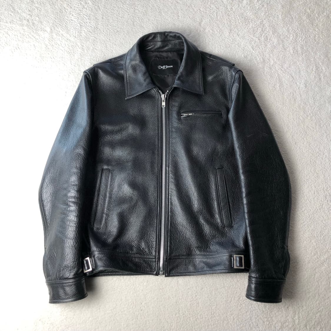 도프제이슨 카우하이드 싱글 라이더 자켓 상품이미지1