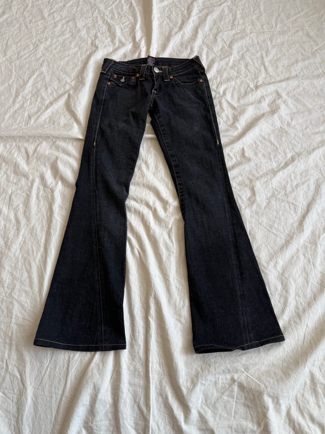 트루릴리전 00‘s 로우라이즈 데님 부츠컷 팬츠  상품이미지1