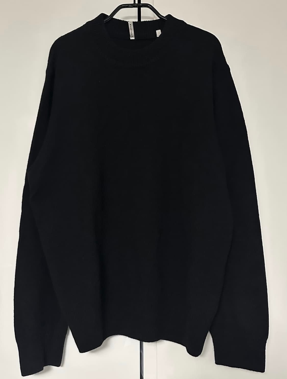 선플라워 메리노 울 니트 블랙 상품이미지2