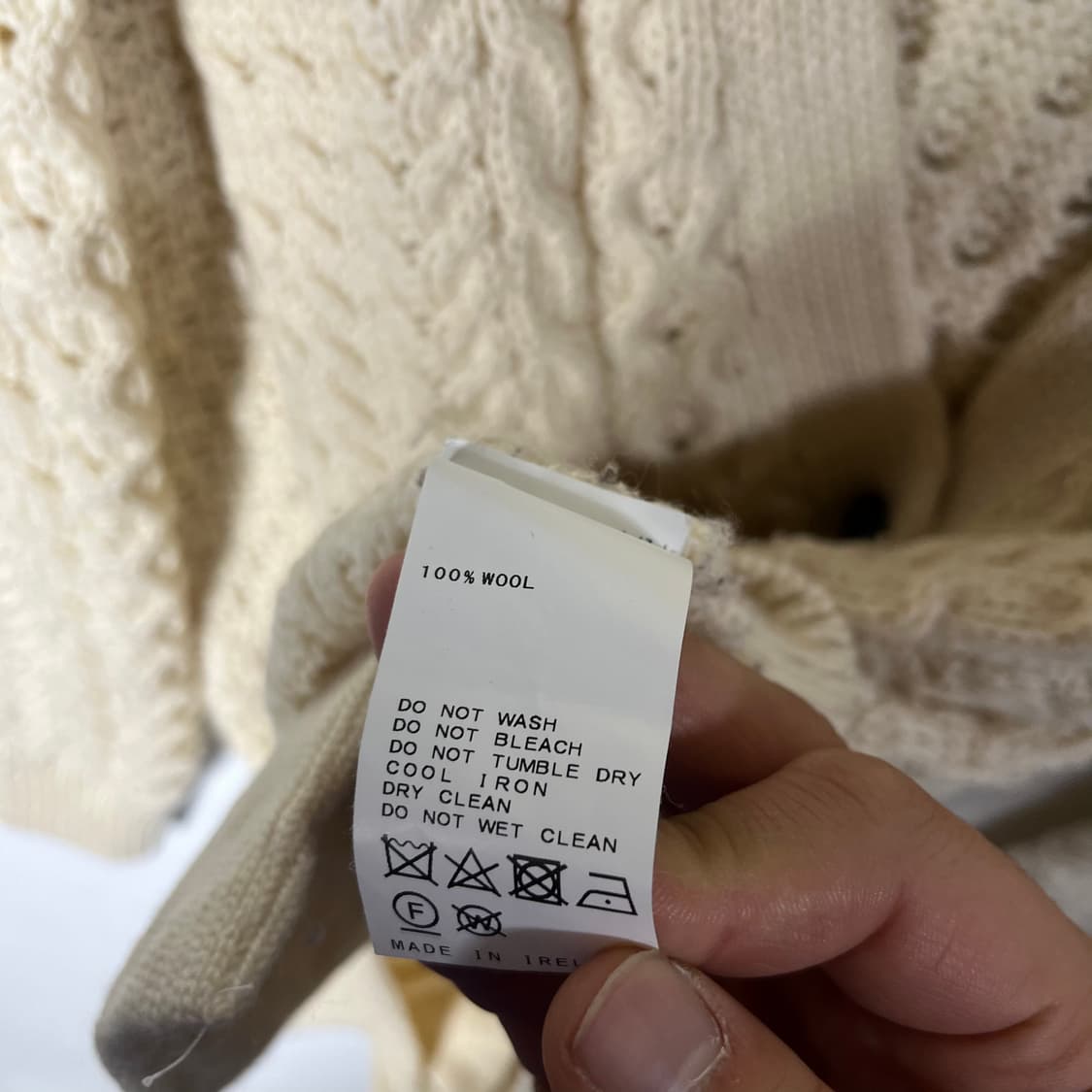 [Aran Woollen Mills] 아란 케이블 울 가디건 상품이미지6