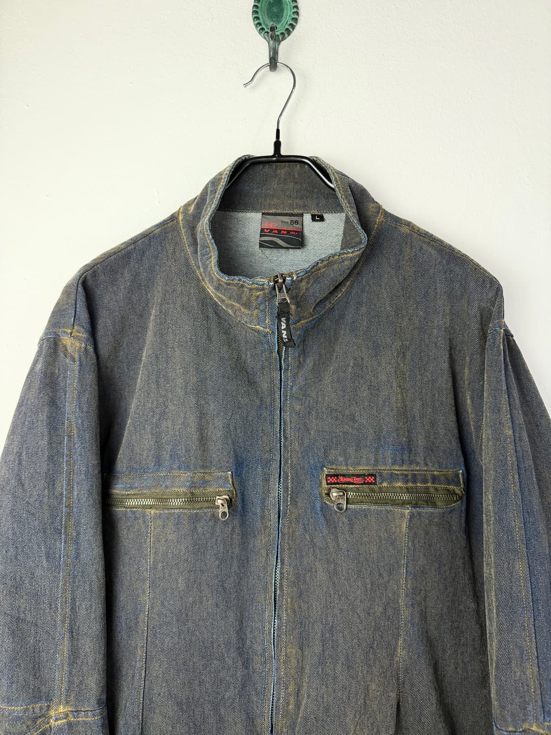 90s 반스 레이온 코티드 데님 자켓 상품이미지3