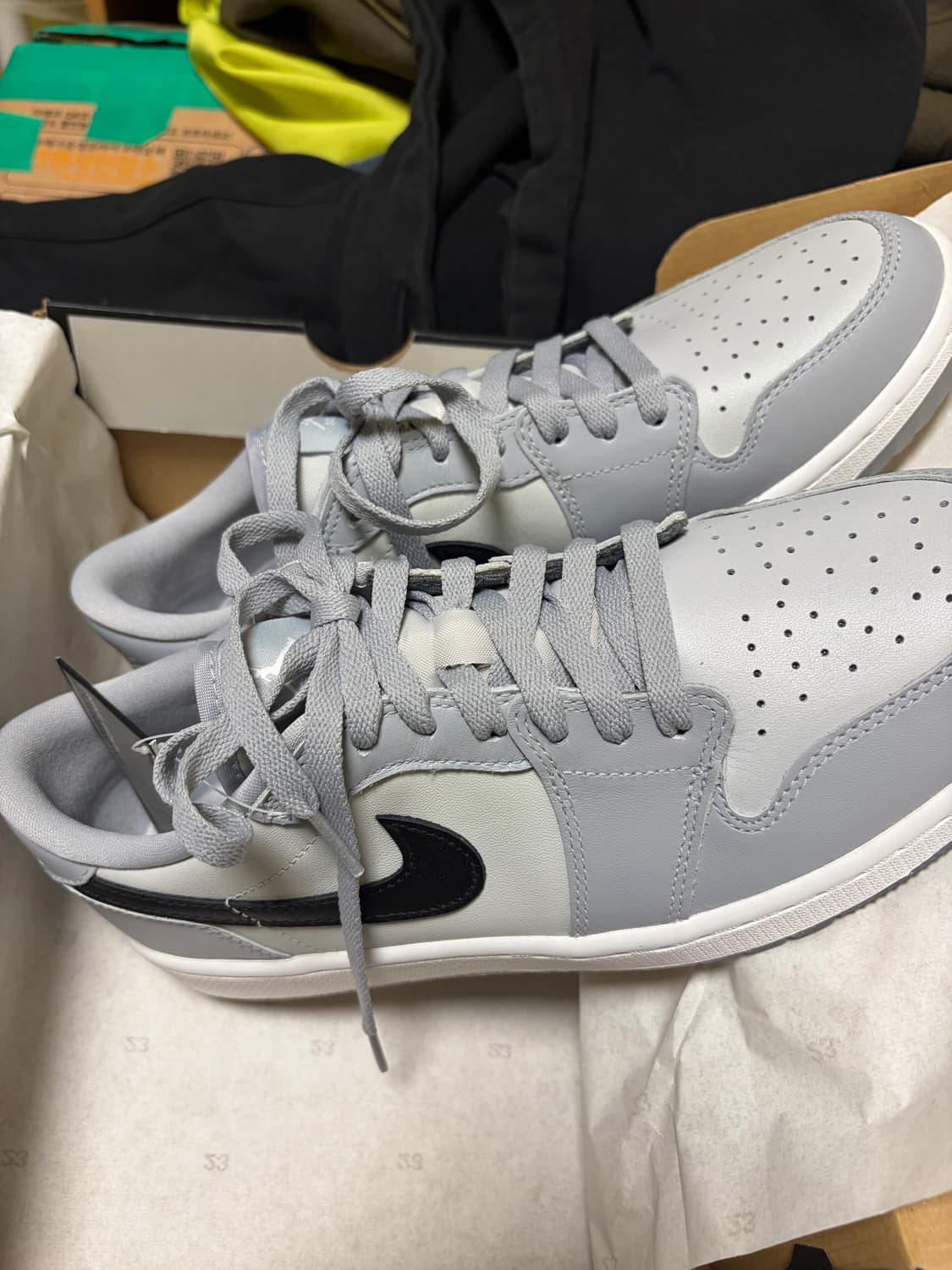 조던 1 로우 골프 울프 그레이 275 상품이미지4