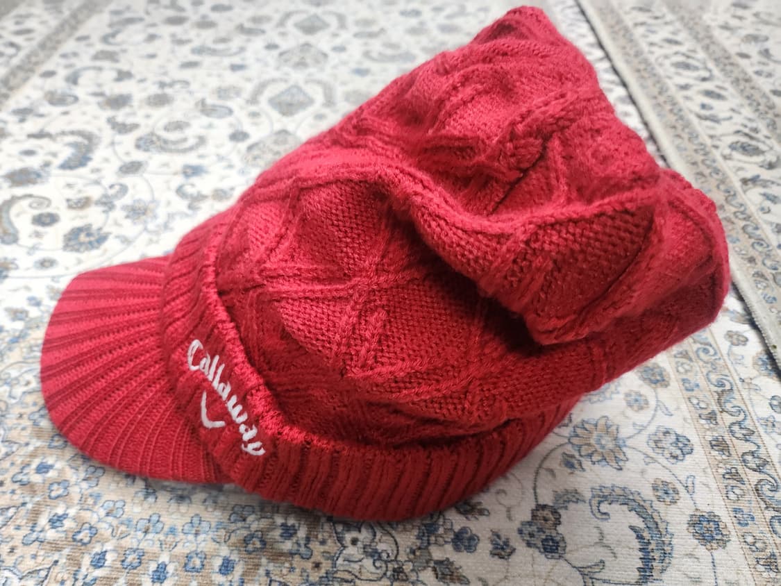 (새상품) 캘러웨이 니트 썬캡 모자 상품이미지3