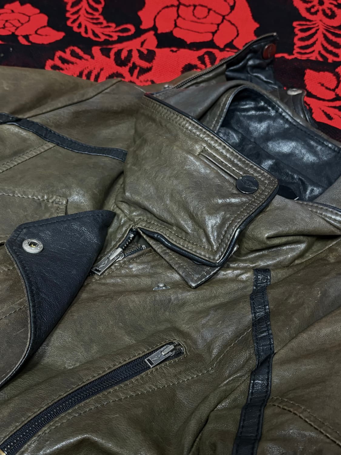 Leather Rock Punk Vkei jacket 상품이미지7