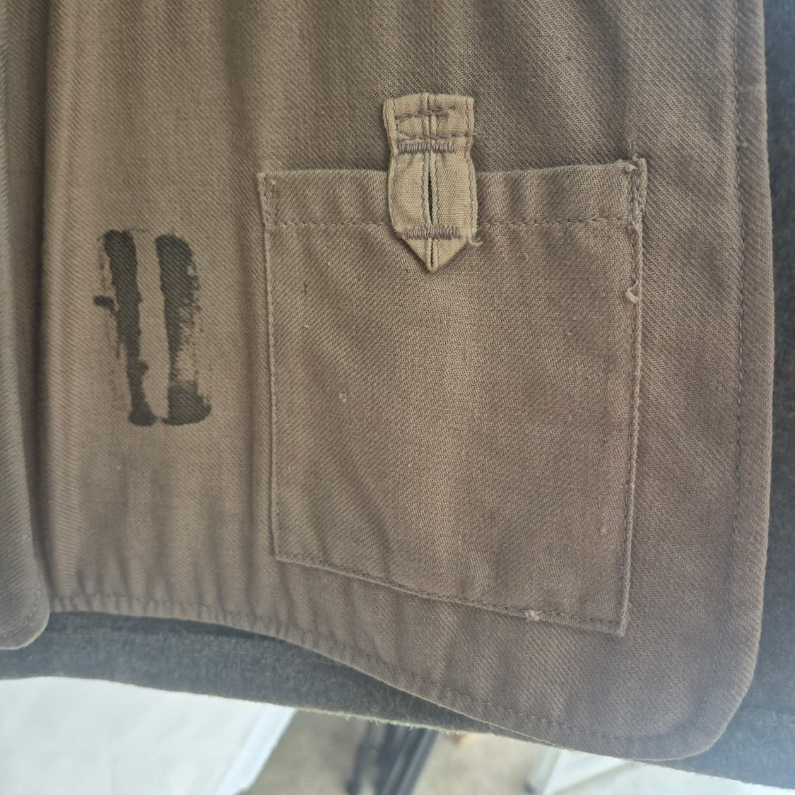 스웨덴 육군 M36 필드 자켓 울 모직 100사이즈 상품이미지10