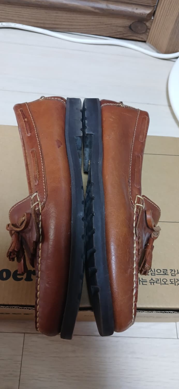 덕 헤더 갈색 가죽로퍼(245mm)  상품이미지7