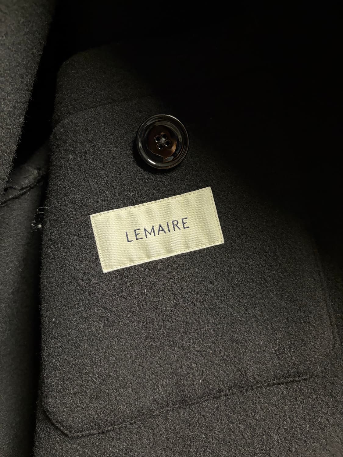 르메르 블랙 랩 코트 XL 상품이미지3