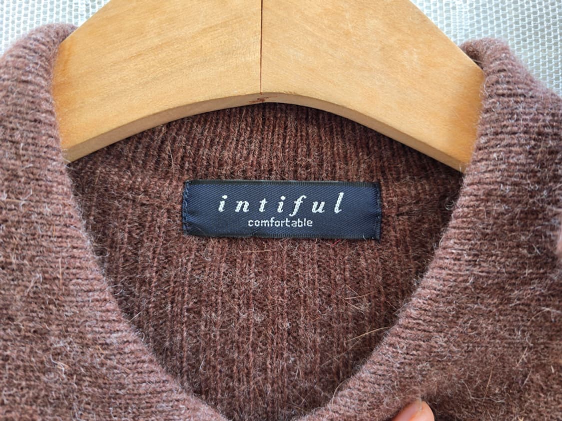 재팬브랜드 아가일 니트 투피스 상품이미지8