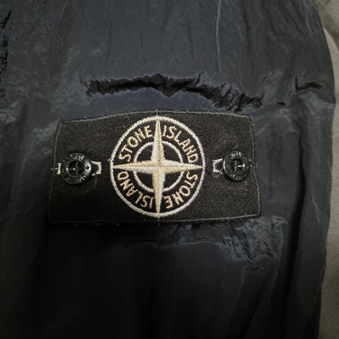 스톤아일랜드 다크네이비 나일론 셔츠 M 상품이미지6