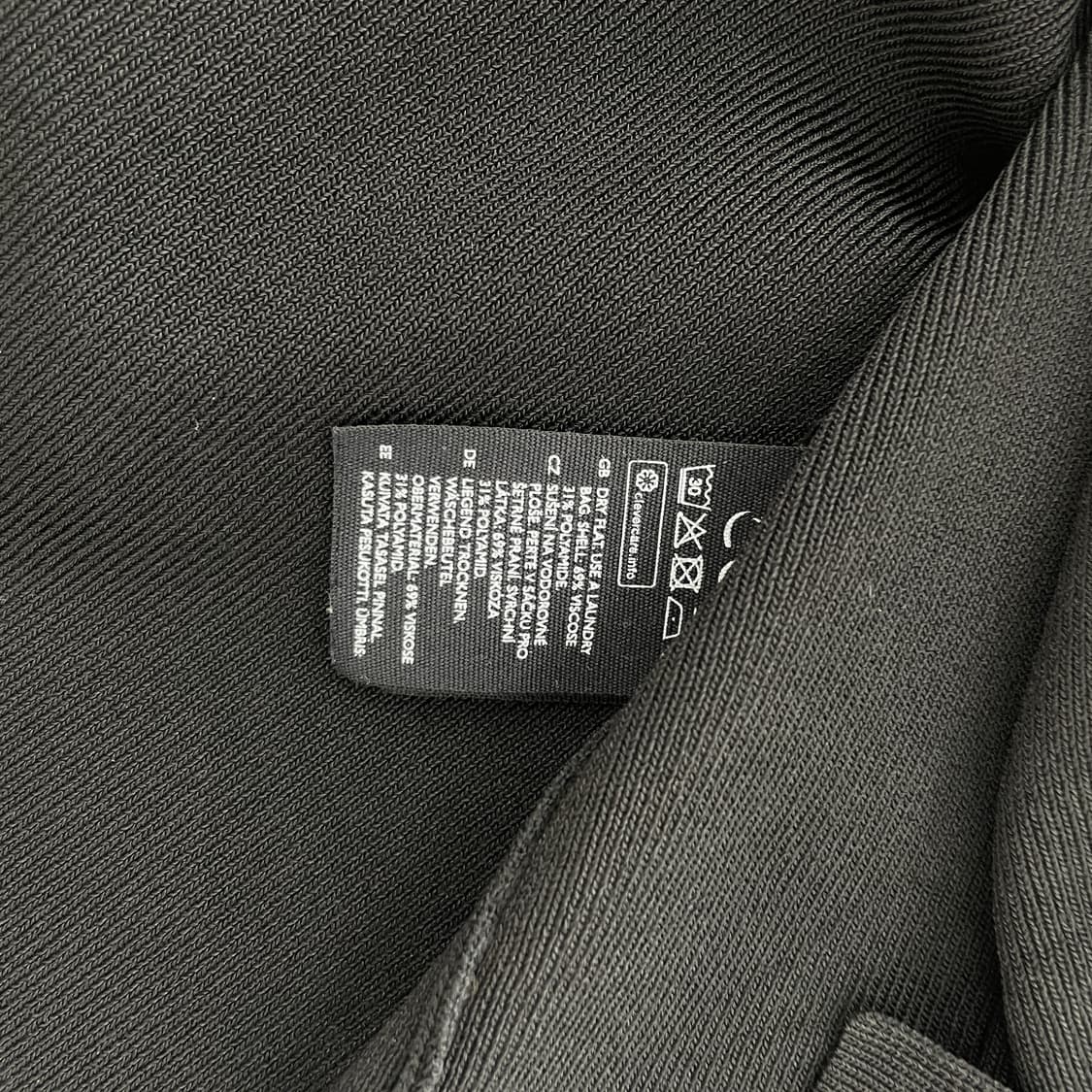 코스 블랙 랩 스타일 끈 나시 원피스 상품이미지9