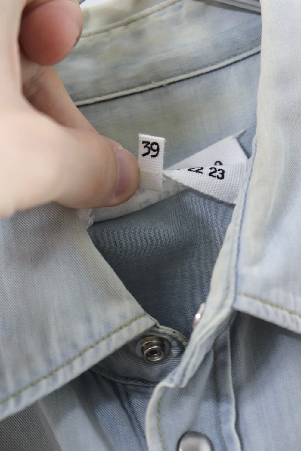 [39] 18AW 메종 마르지엘라 웨스턴 데님 셔츠 상품이미지9