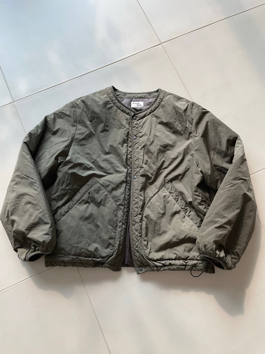 러프사이드 인슐레이션 가디건 자켓 라이너 올리브 2 상품이미지3