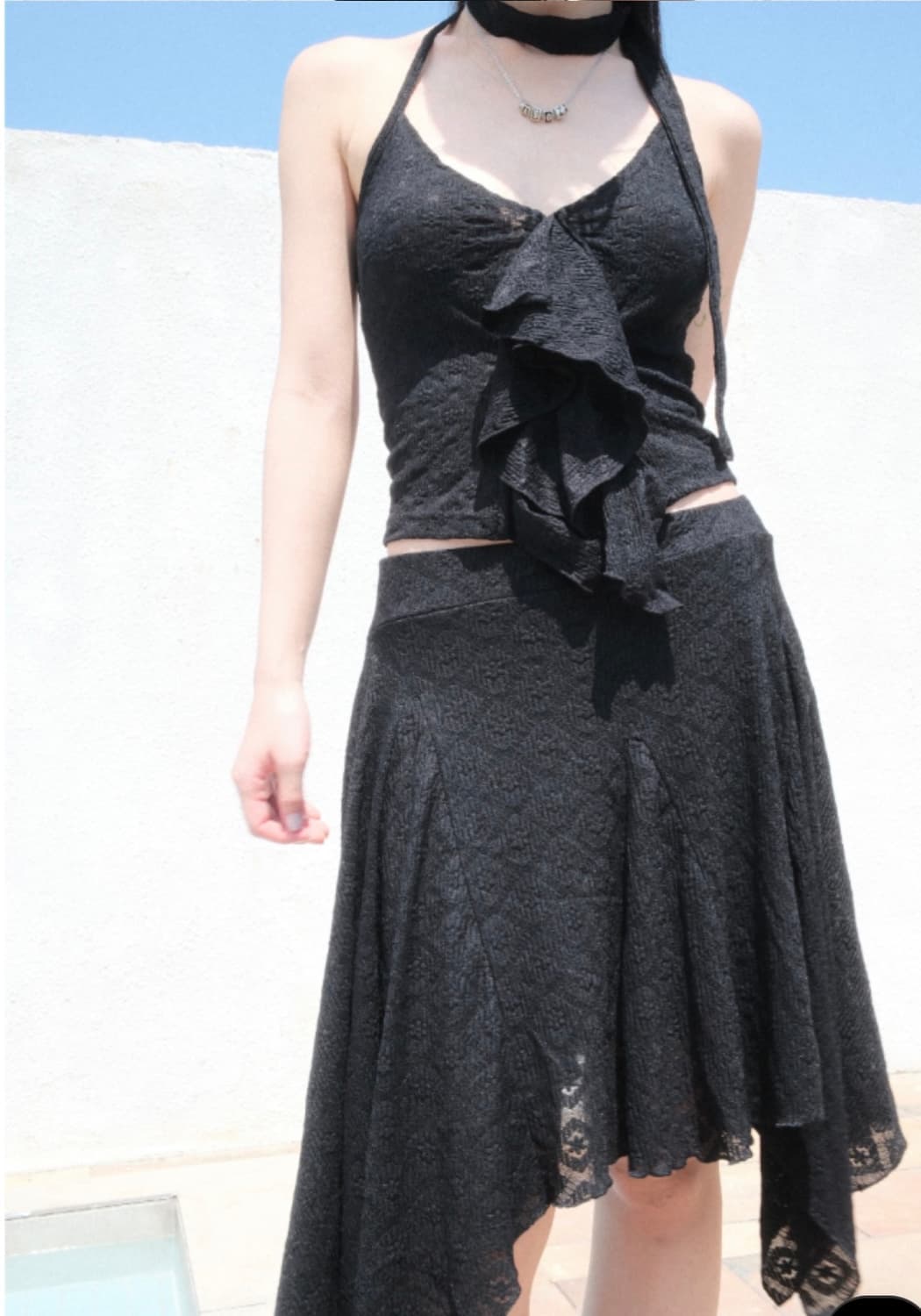 애즈온 sia unbalnce skirt 상품이미지2