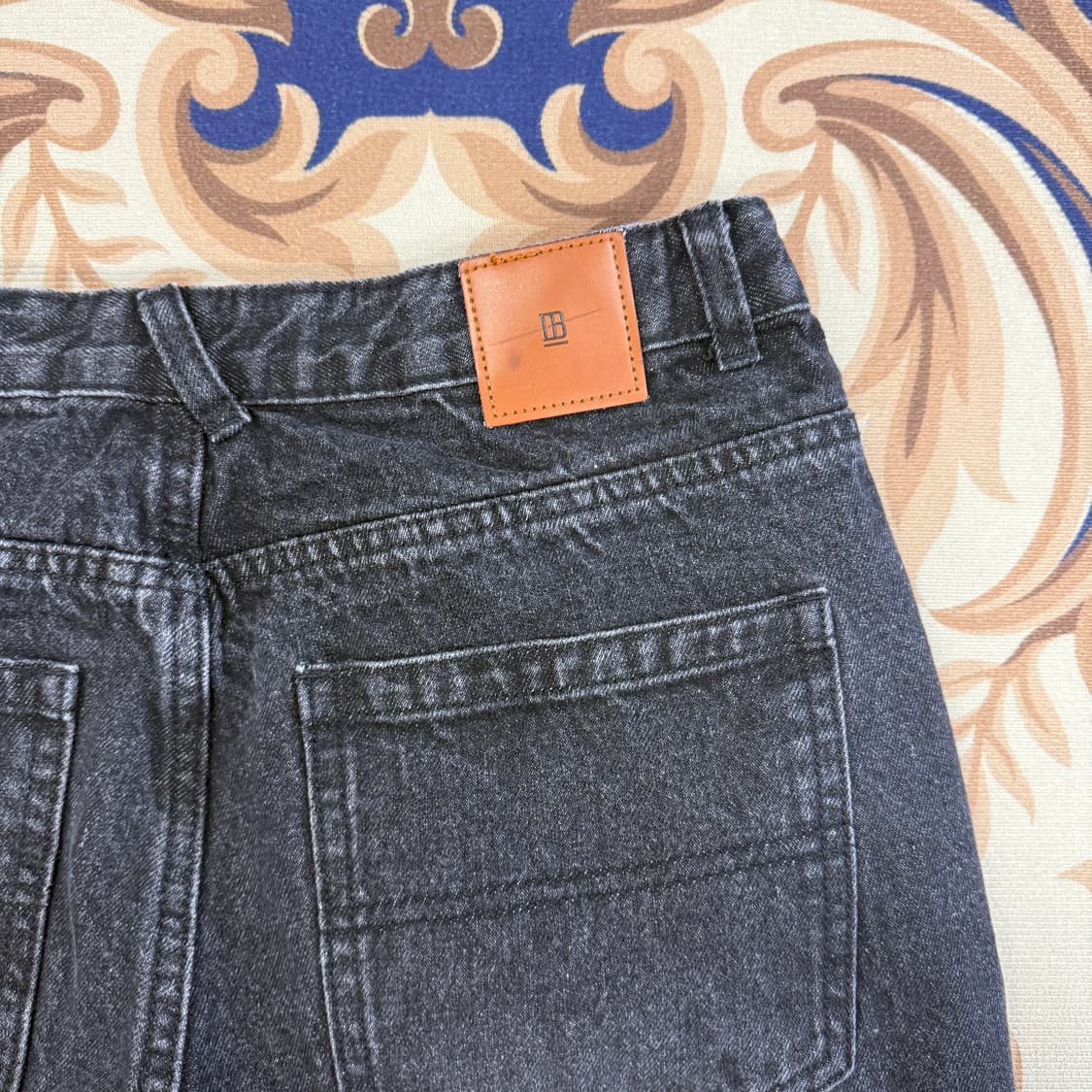 (2)디미트리 블랙 Dimitri black 흑청 카고데님팬츠 상품이미지7