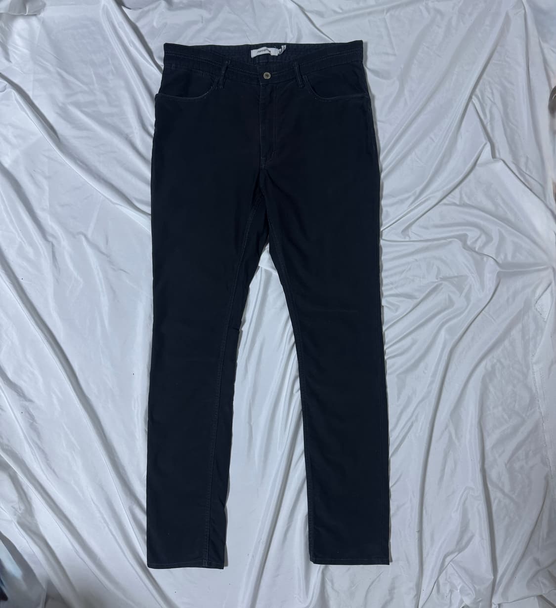 18ss nonnative 몰스킨 스트레치 오버다이 드롭핏 팬츠 상품이미지1