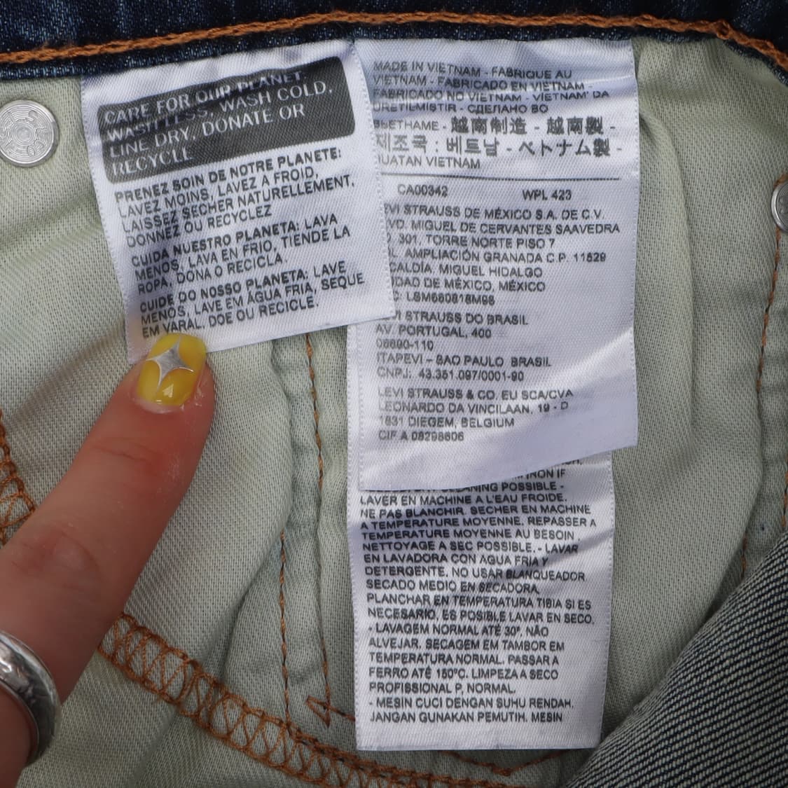 리바이스 502 스탠다드 데님팬츠 상품이미지8