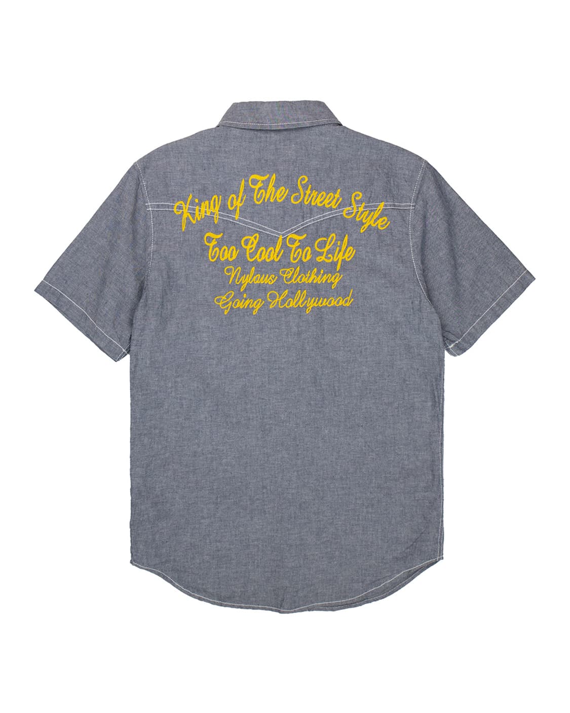 Nylaus Clothing 핸드 스티치 워크셔츠 상품이미지1