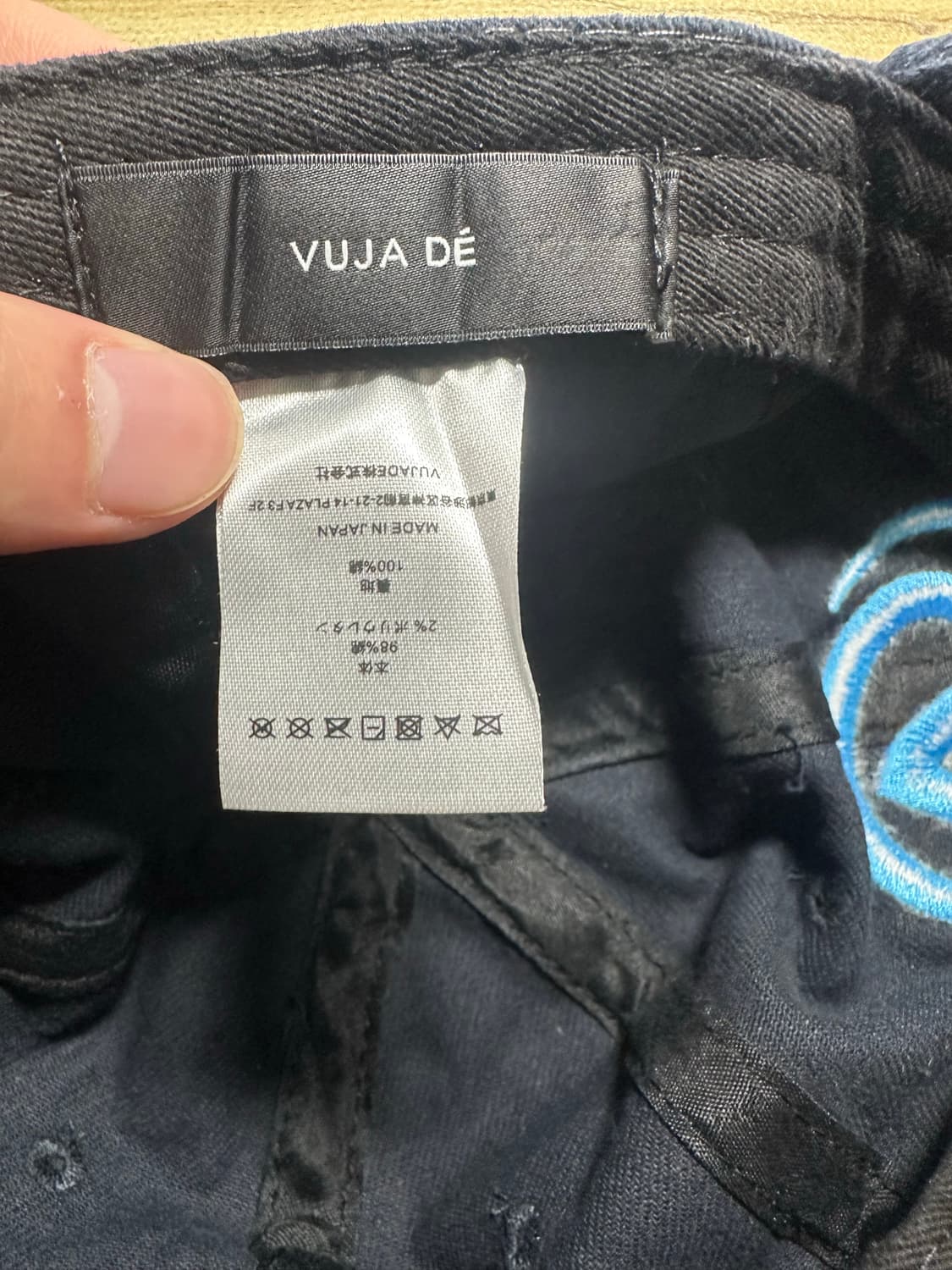 vujade axel chiral vd hat 뷰자데 몰스킨 볼캡 상품이미지2