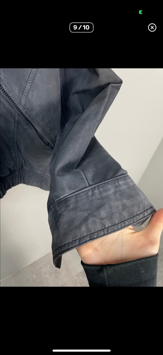 빈티지 네이비 블루종 스웨이드 자켓 A3200 상품이미지9