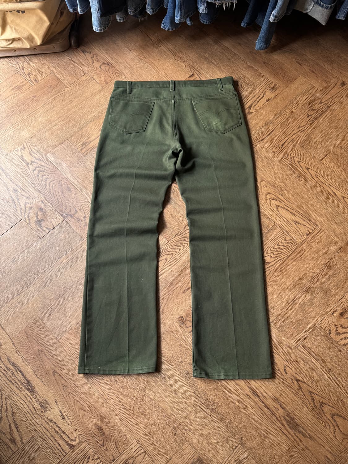 [38]90's 리바이스 USA STA-PREST 로커빌리 플레어 팬츠 상품이미지2