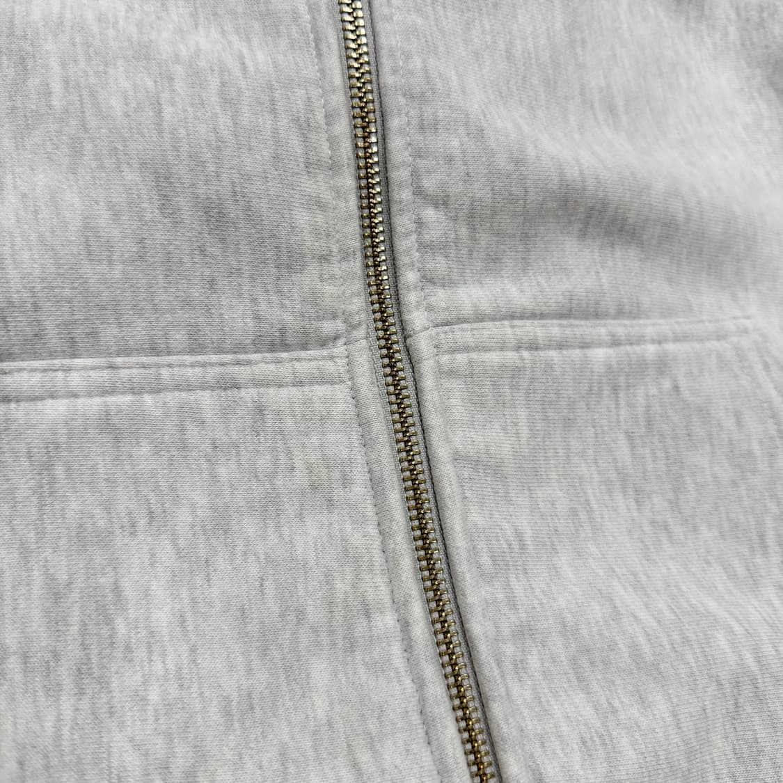 스투시 베이직 빅로고 기모 후드집업 자켓 애쉬 헤더그레이 M 상품이미지10