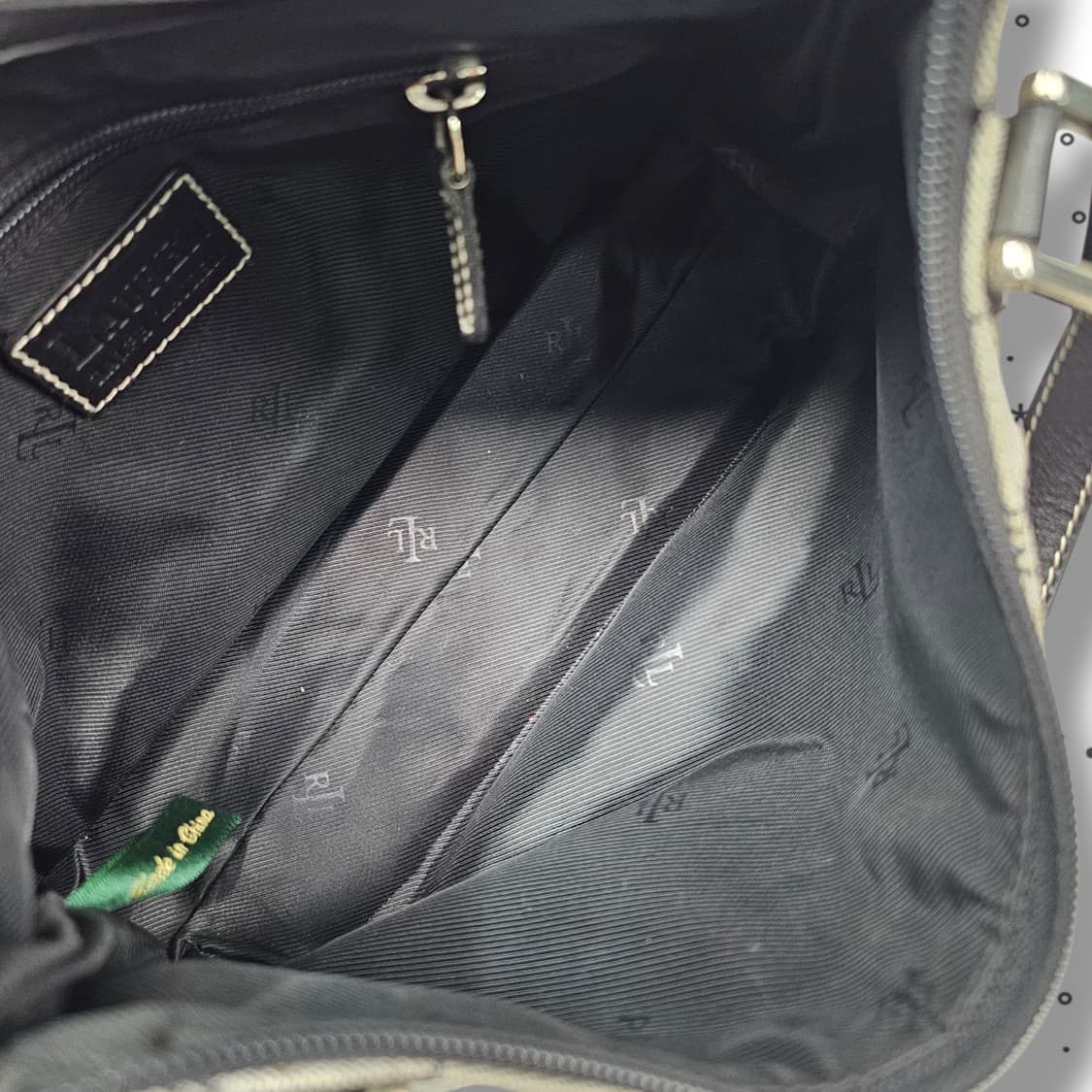 Ralph Lauren 랄프로렌 모노그램 캔버스 숄더백 상품이미지7