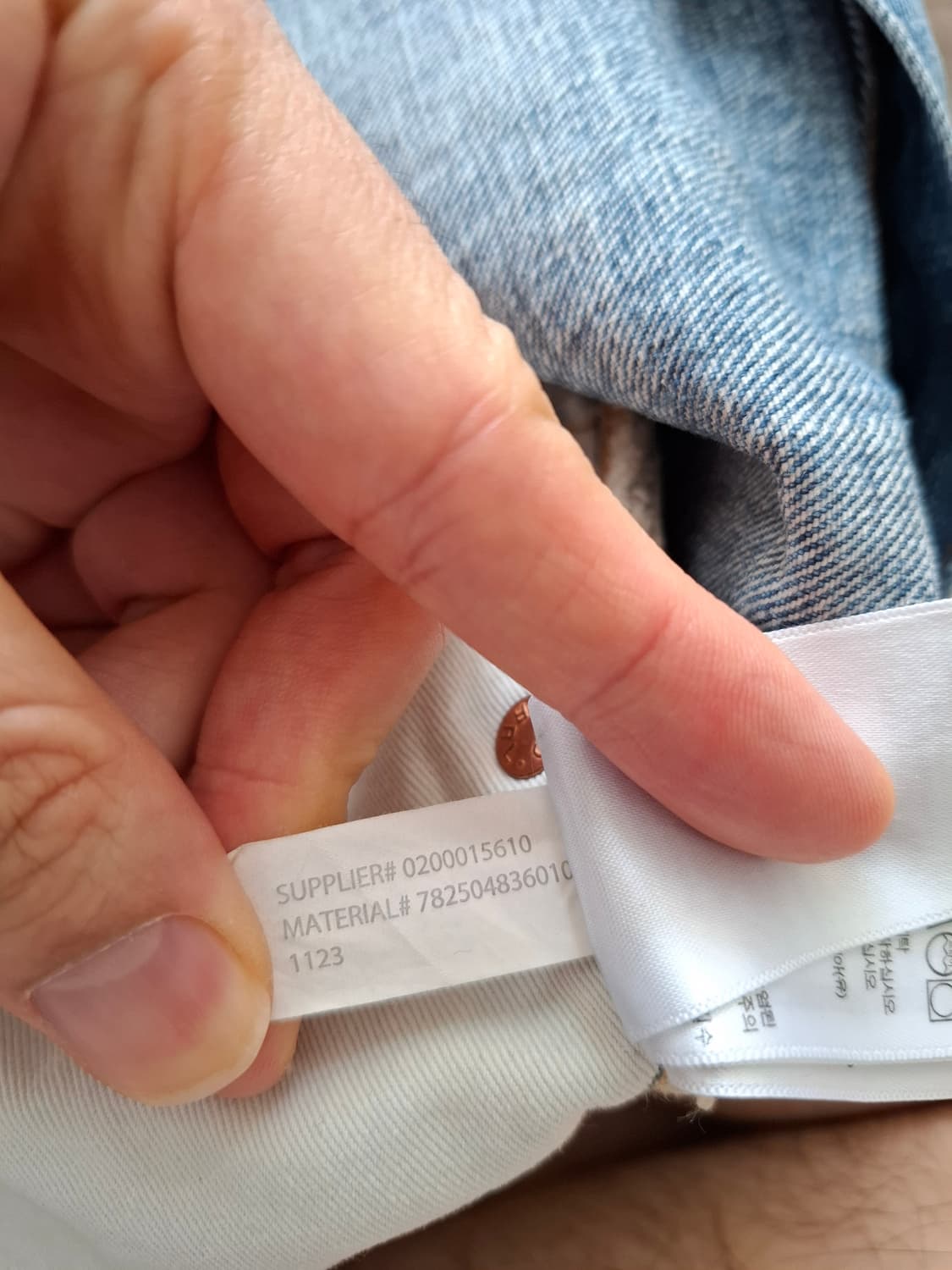 33/32 더블알엘 스트레이트핏 힐스뷰 데님 파이브포켓 빈티지 상품이미지6