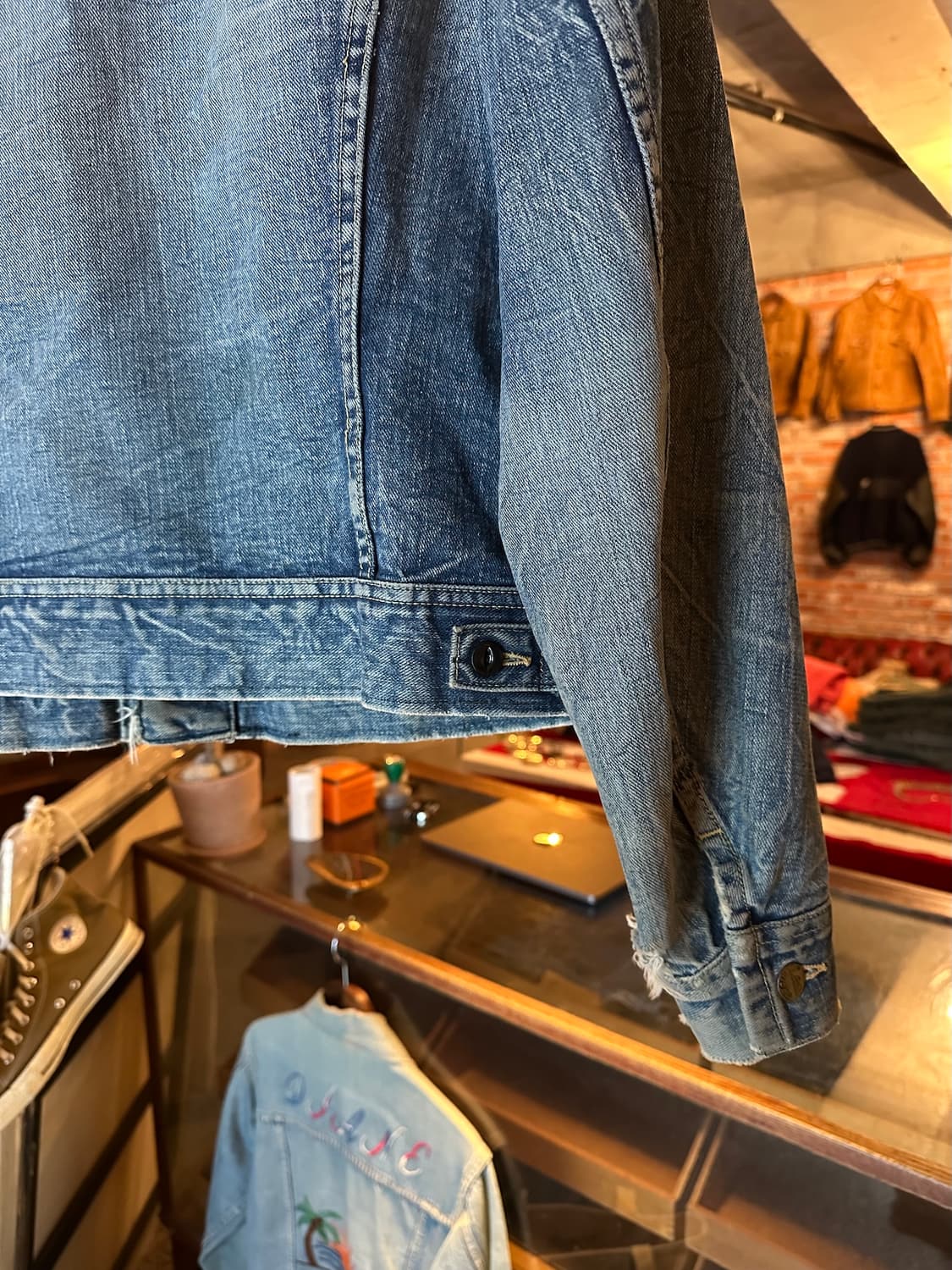 60s USA LEE 빈티지 리 101-J 데님 자켓 101J 상품이미지6