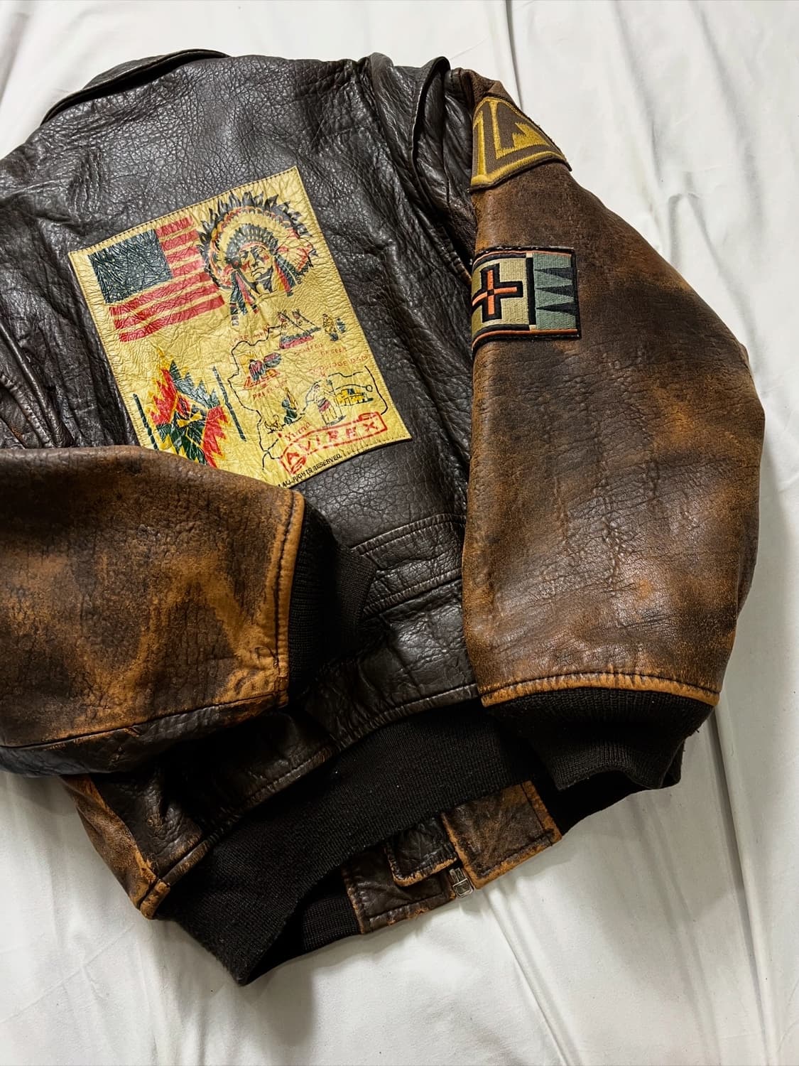 아비렉스 G-1 웨스턴 가죽자켓 상품이미지9