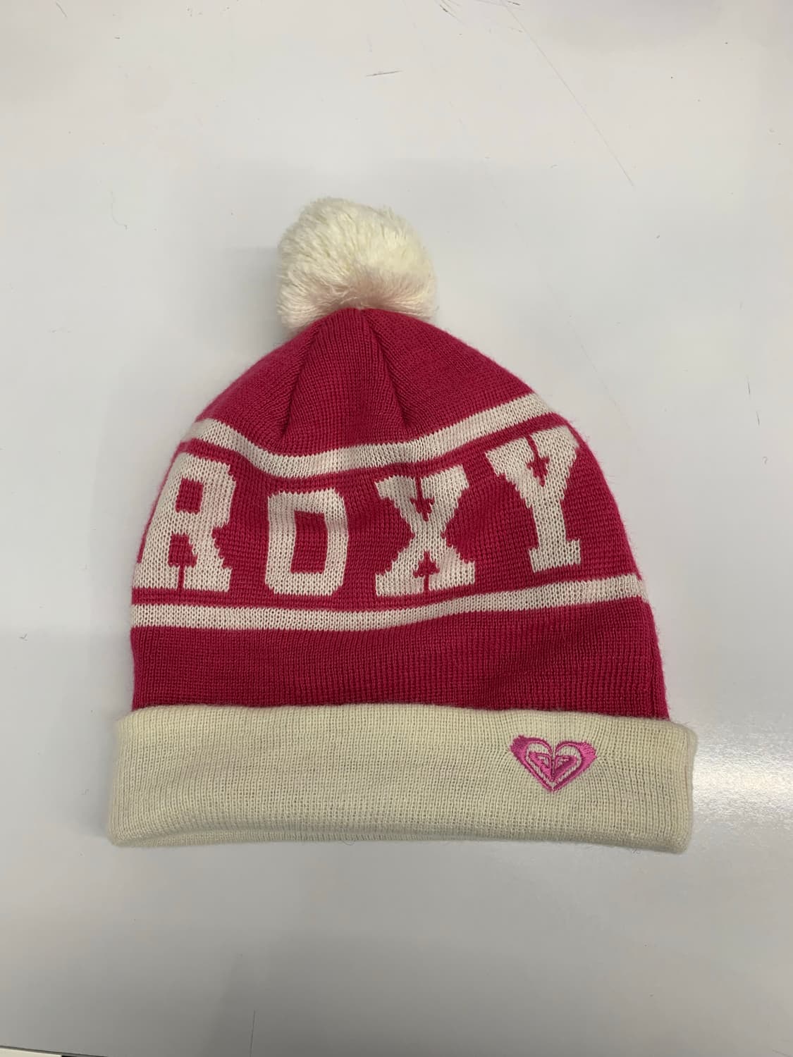 Roxy 핑크 방울 비니 상품이미지4