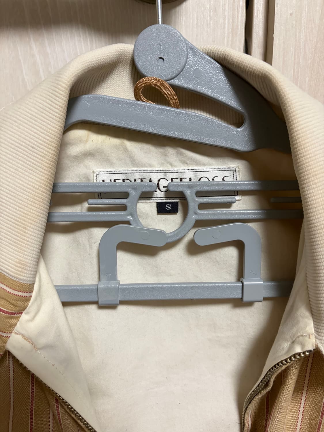 HERITAGE FLOSS(헤리티지 플로스) 스트라이프 해링턴 재킷 상품이미지2