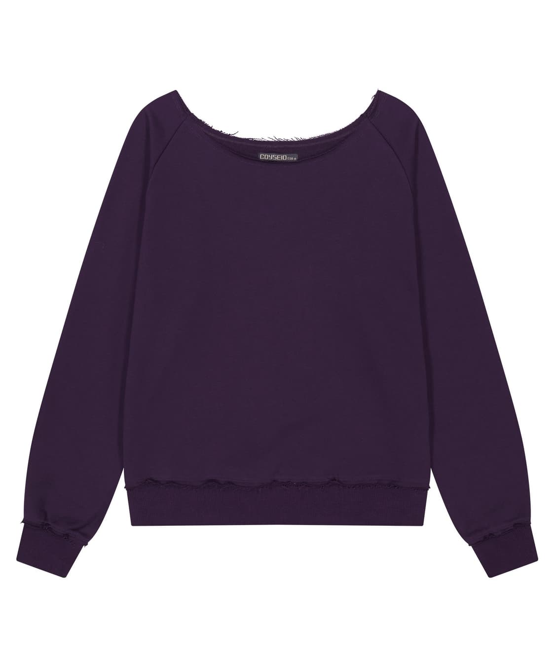 코이세이오 038 오프숄더 스웻 셔츠 상품이미지1