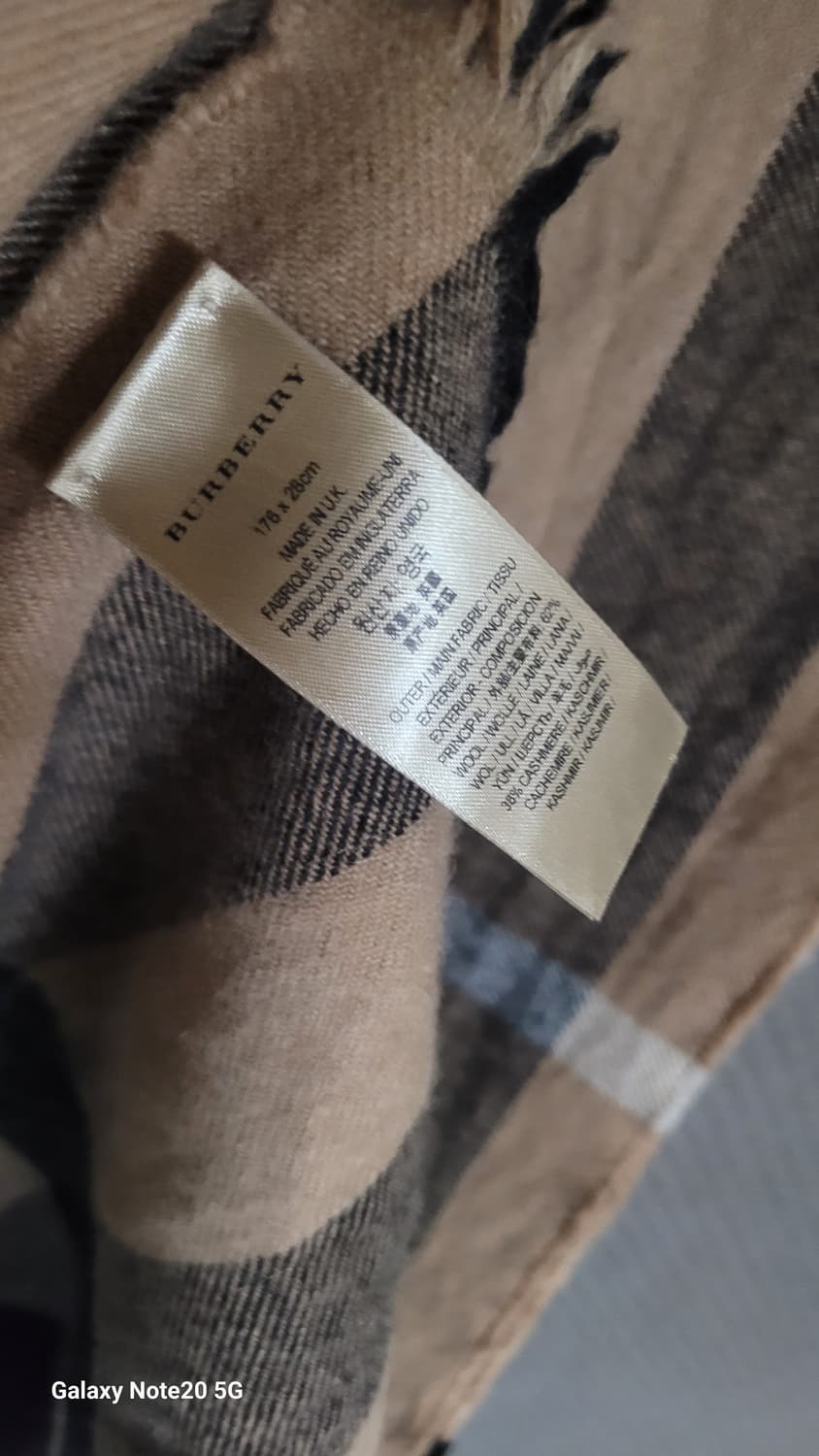 버버리 케시미어 머플러 상품이미지3