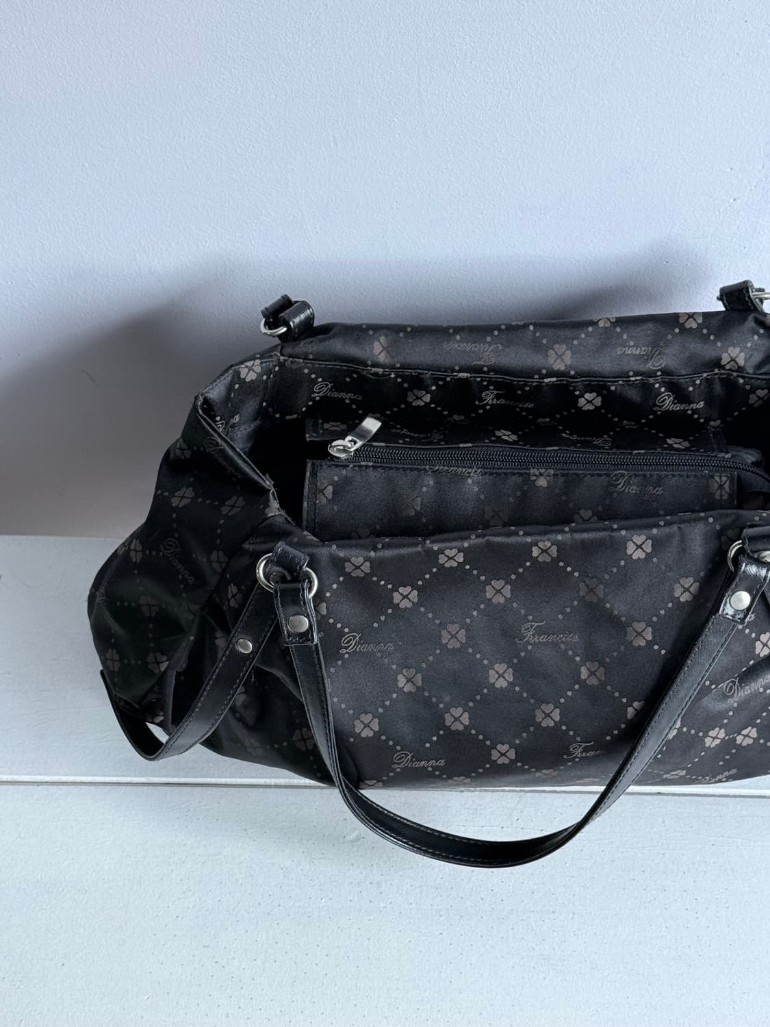 일본빈티지) 클로버 토트 숄더백 상품이미지4