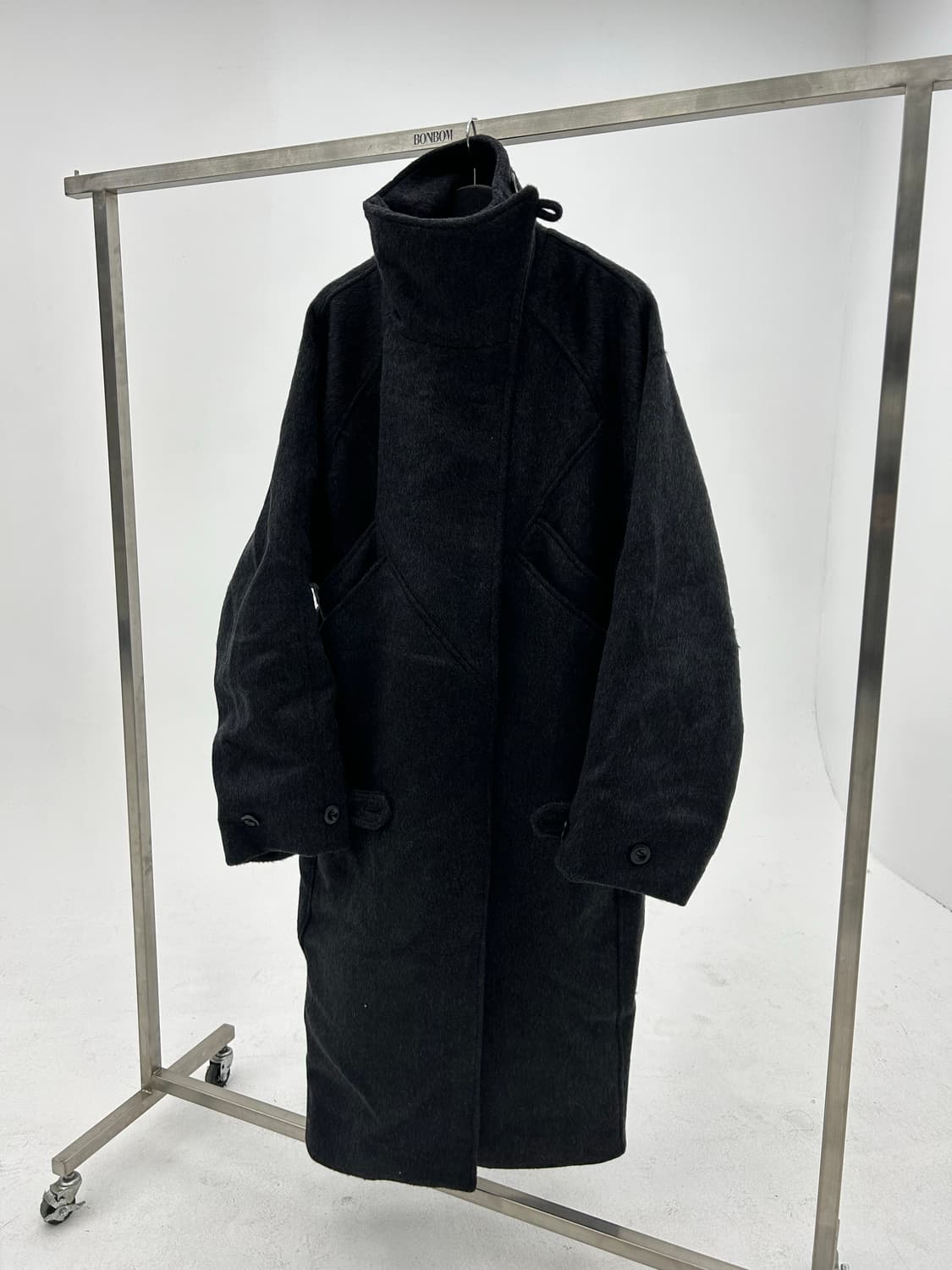 Nofaith Studio Asymmetrical coat grey 상품이미지3